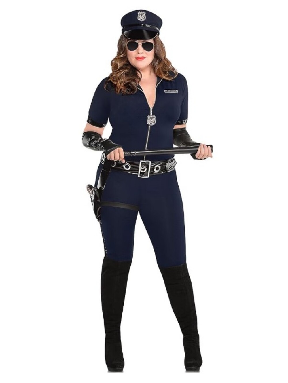 NWT Stop Traffic Police Costume Set Plus SZ XXL 18-20 Bundle W/ Accessories